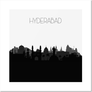 Hyderabad Skyline Posters and Art